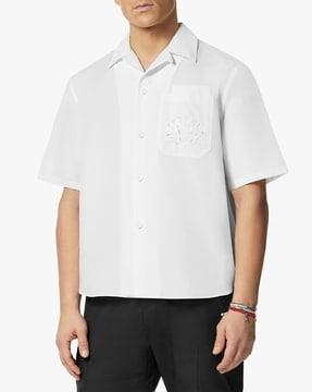 embroidered barocco sea shirt