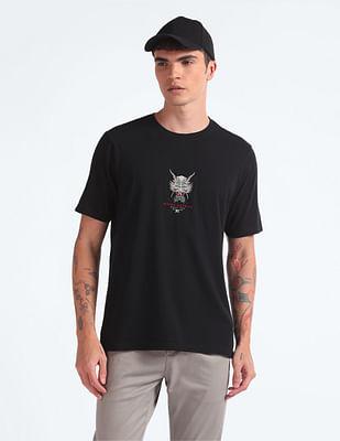 embroidered cotton t-shirt