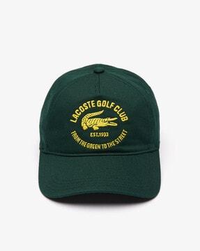 embroidered cotton twill baseball cap