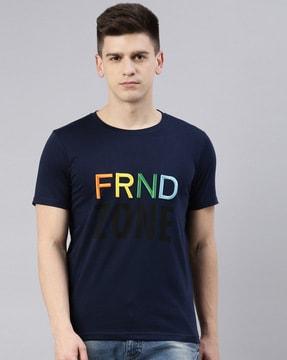 embroidered crew-neck t-shirt