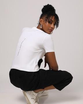 embroidered crew-neck t-shirt