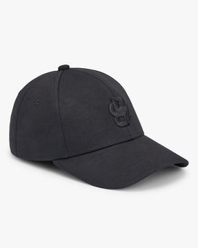 embroidered double monogram cap