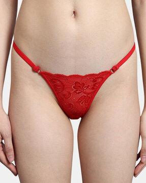 embroidered g-string bikinis