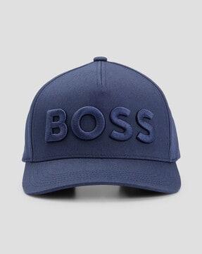 embroidered logo cotton twill cap