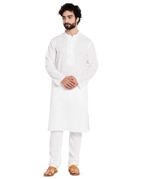 embroidered long kurta