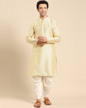 embroidered long kurta