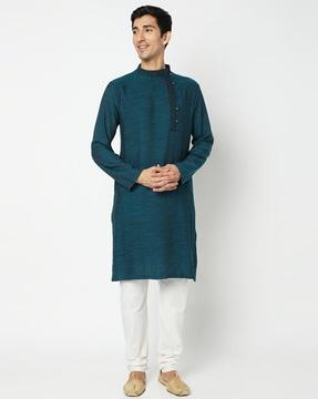 embroidered long kurta