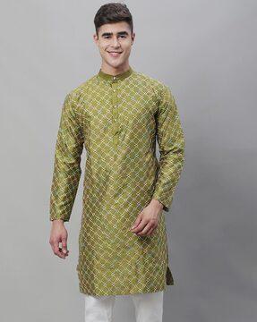 embroidered long kurta