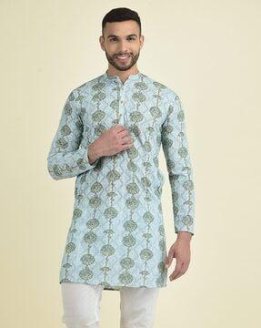 embroidered long kurta