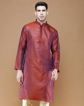 embroidered long kurta