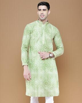 embroidered long kurta