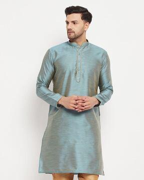 embroidered long kurta