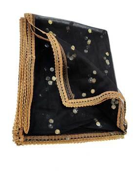 embroidered net dupatta