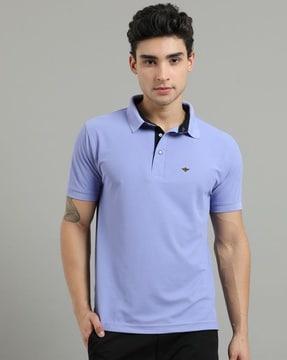 embroidered polo t-shirt