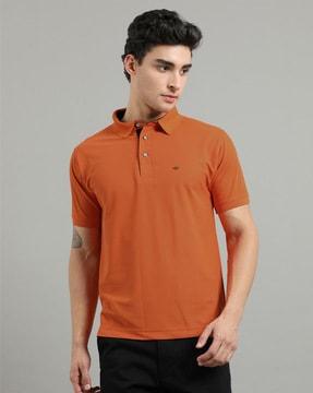 embroidered polo t-shirt