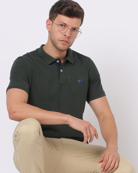 embroidered polo t-shirt