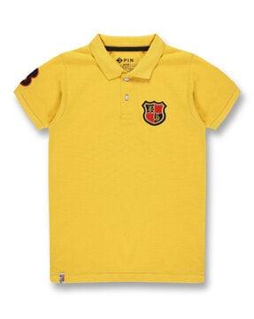 embroidered polo t-shirt