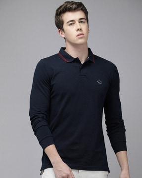 embroidered polo t-shirt