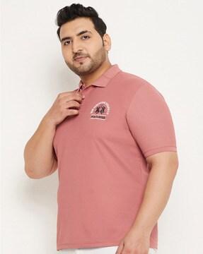 embroidered polo t-shirt