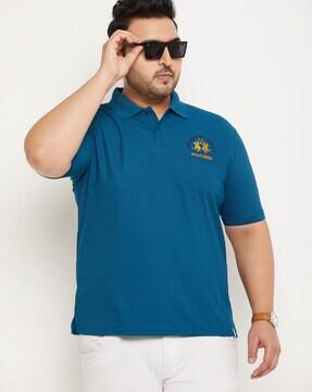 embroidered polo t-shirt