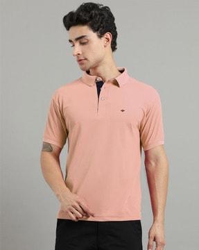 embroidered polo t-shirt