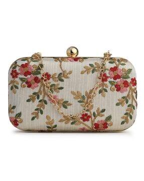 embroidered potli clutch