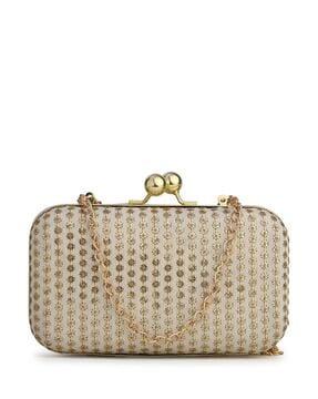 embroidered potli clutch