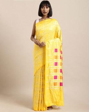 embroidered silk saree