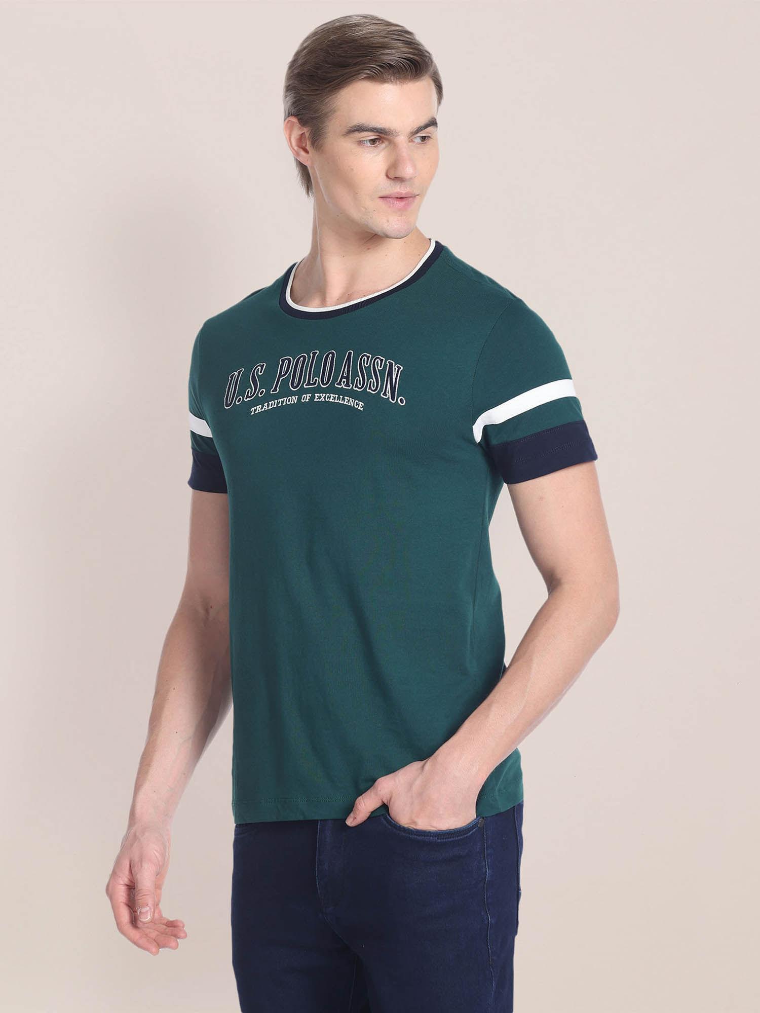 embroidered slim fit t-shirt