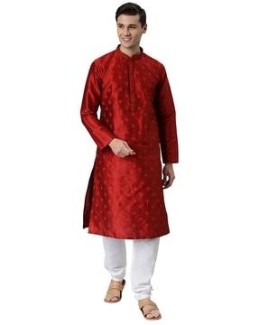 embroidered straight kurta