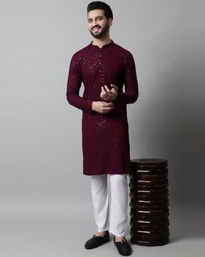 embroidery long kurta