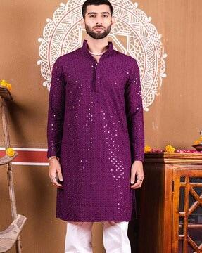 embroidery long kurta