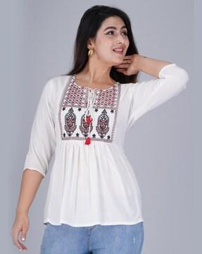 embroidery top