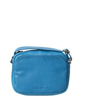 embrossed sling bag