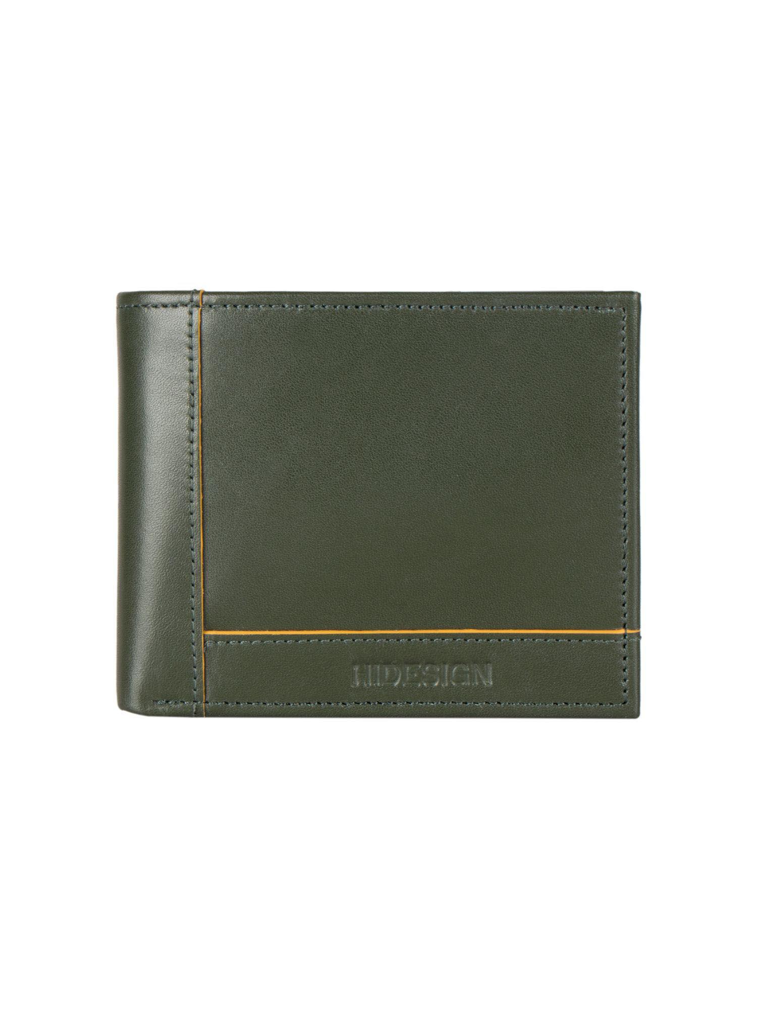 emerald bi-fold wallet