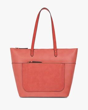 emily textured tote bag