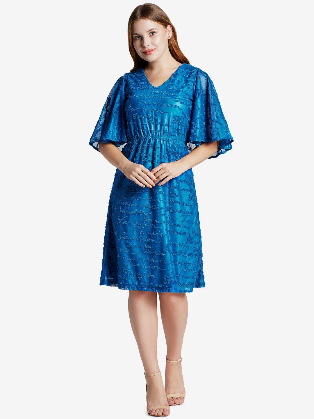 emmyrobe blue a-line dress