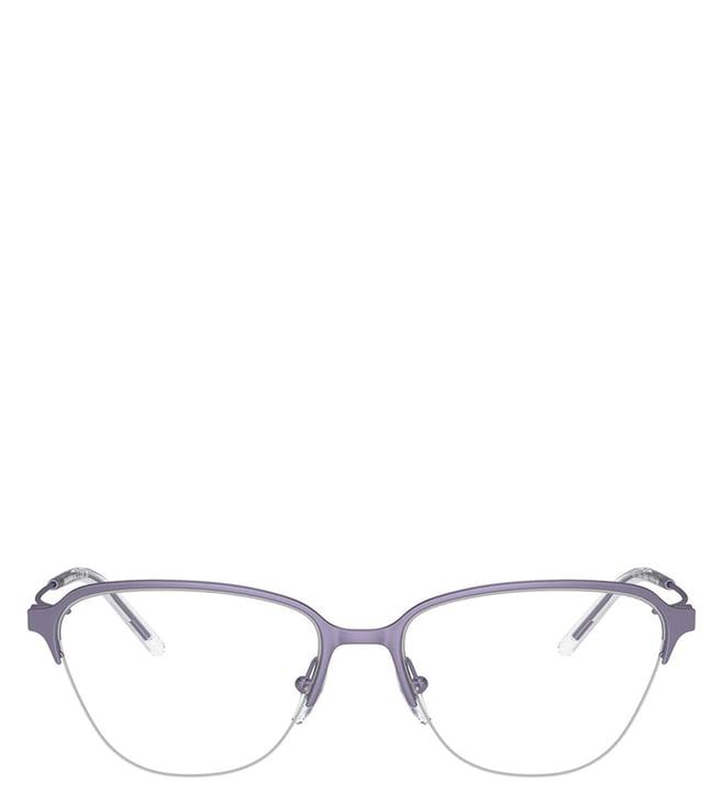 emporio armani 0ea1161338354 purple irregular eye frames for women