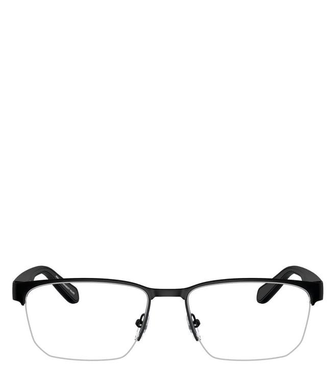 emporio armani 0ea1162300154 black irregular eye frames for men