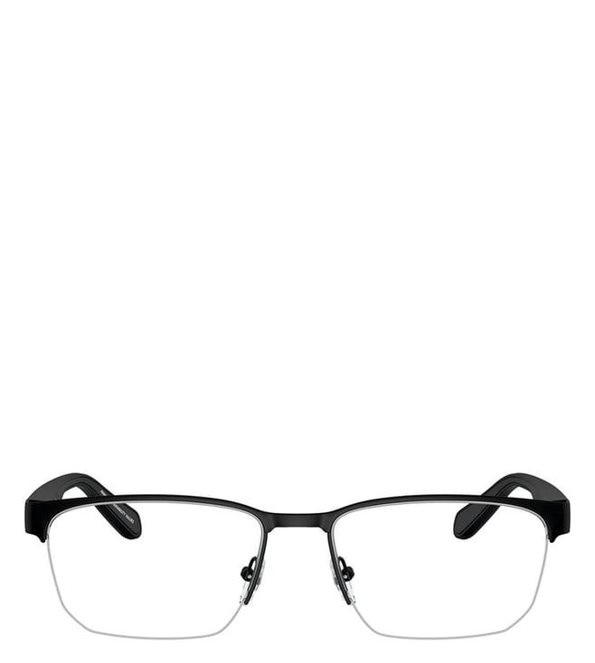 emporio armani 0ea1162300156 black irregular eye frames for men