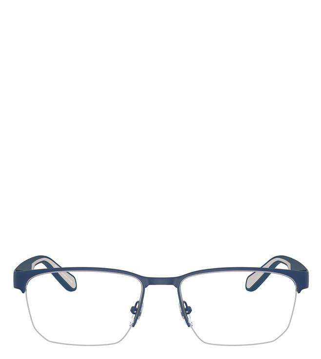 emporio armani 0ea1162305054 blue irregular eye frames for men