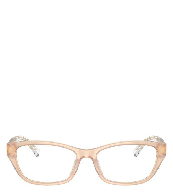 emporio armani 0ea3238u609852 light brown cat eye frames for women