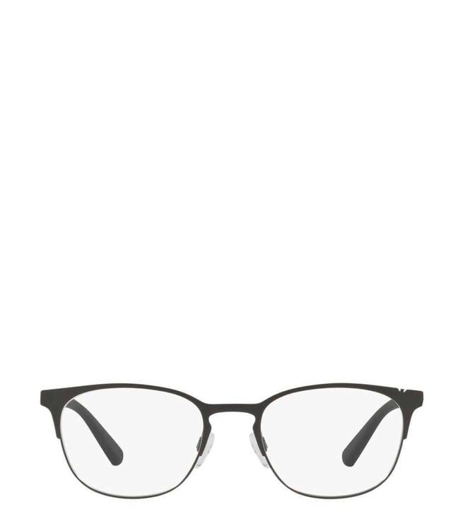 emporio armani essential leisure 0ea1059300153 black oval eyewear frames for men