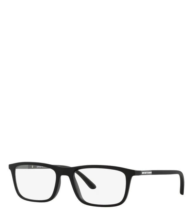 emporio armani grey rectangular sunglasses for men