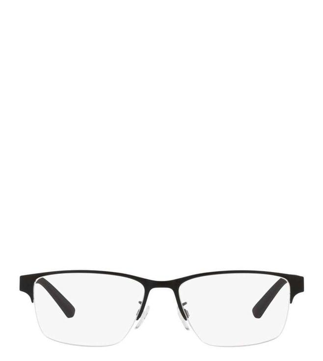 emporio armani modern 0ea1138300154 black rectangular eyewear frames for men