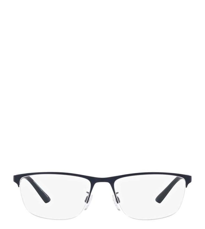 emporio armani modern 0ea1142301854 blue rectangular eyewear frames for men