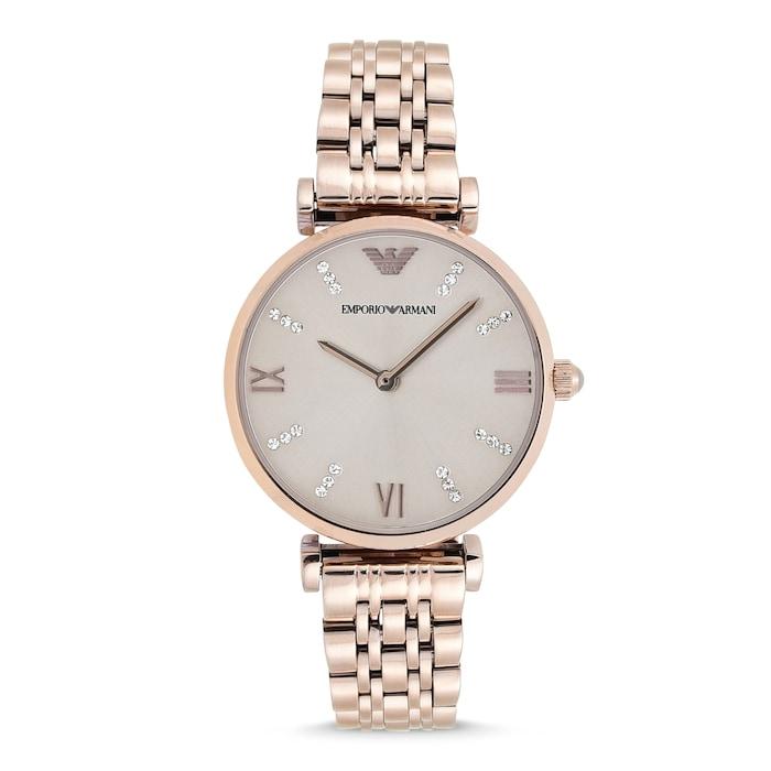 emporio armani pink watch ar11059