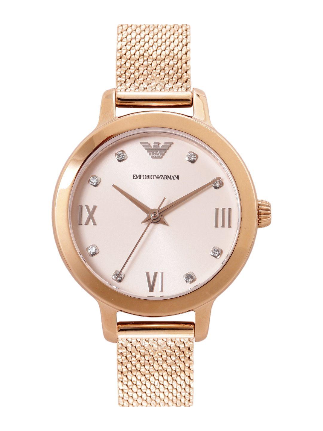 emporio armani women analogue watch ar11512