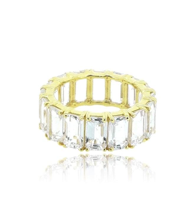 empriyal white sapphire infinity ring