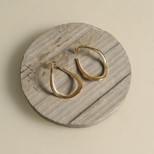 enamel lined twisted hoops